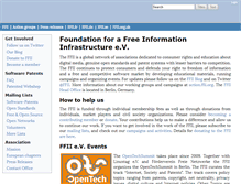 Tablet Screenshot of ffii.org