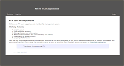 Desktop Screenshot of members.ffii.org